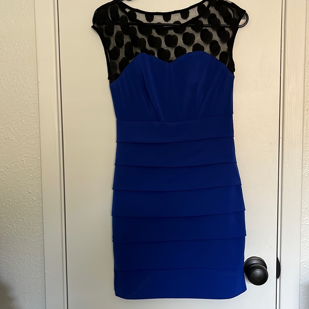 Blue party dress